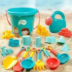 Beach Toy Set, Includes Beach Bucket and Shovel, 14/18 Pieces, Fun Sand and Water Play, Perfect for Holidays, Suitable