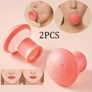 [Facial Yoga Exerciser] 2pc Facial Yoga And Jaw Exerciser | Double Chin Breathing Exercise Device For Skin Care - For Women And Men