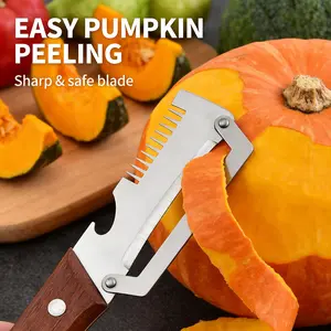 Triple-function Peeler and Green Onion Slicer