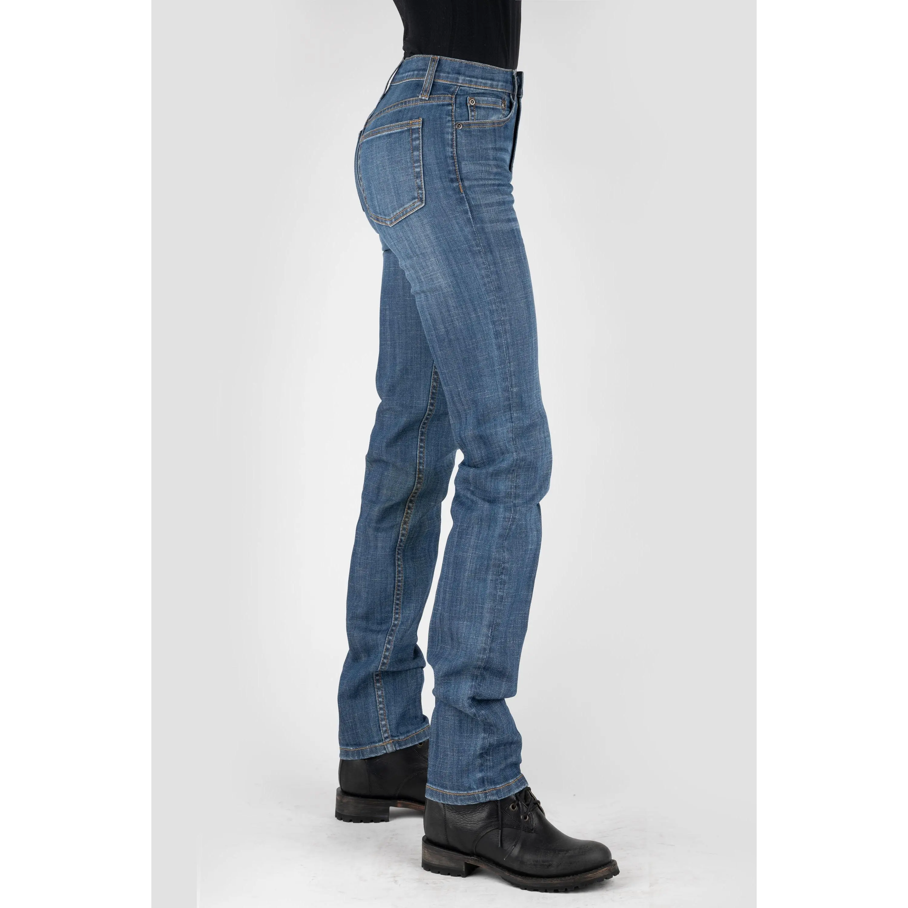 Women's Stetson High Rise Straight Leg Western Jeans