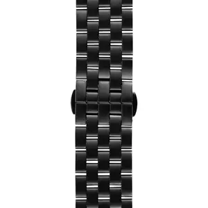 Xeric 22mm Black Stainless Steel Strap