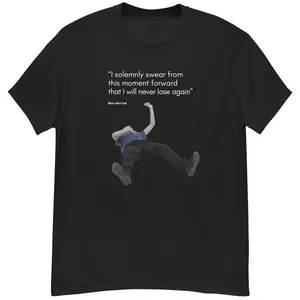 Blue Shirt Kid Sturdy broken dark triad tragic 100% Cotton T-Shirt UX6