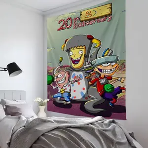 Cartoon H-Ed Edd N Eddy Tapestry Room Decor Wall Cloth Party Hanging Background Room Decor Baby Room,Birthday Gift, Gift for Him, Gift for Her