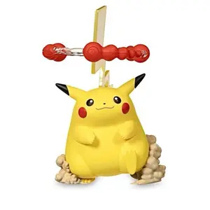 Pikachu VMAX Pokémon Figure Celebrations 25th Anniversary Premium Collection Toy with Red Tied Rope and Gold Sword