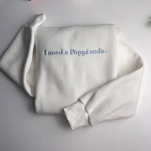 Embroidered i need a Poppi Soda Crewneck Sweatshirt, Poppi Soda Sweatshirt, Soda Lover Gift