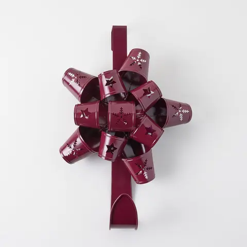 Kringle Express Lit Iron Hanging Bow