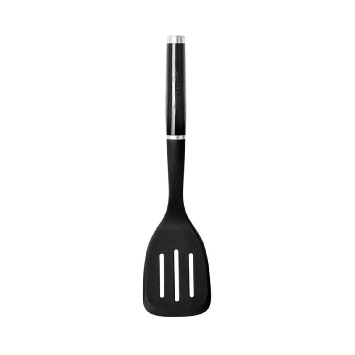 KitchenAid Slotted Turner - Heat Resistant Kitchenware, 3.5x8.5 in, Black ABS-Nylon Construction, Model 6009331, Cooking Utensil