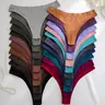 【Black Friday】Women's Solid Color Drop Waist Thong, Soft Breathable Panties, Soft Knickers for Daily Wear, Women's Fashion Comfy Underwear for All Seasons, Casual Breathable Knickers