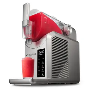 CULVANI Chillux Frozen Drink Maker Digital Display 6-Mode Slushie Maker Machine 2L Home Bar Margarita Cocktail Maker Quiet Dishwasher Safe 4hr Cooling