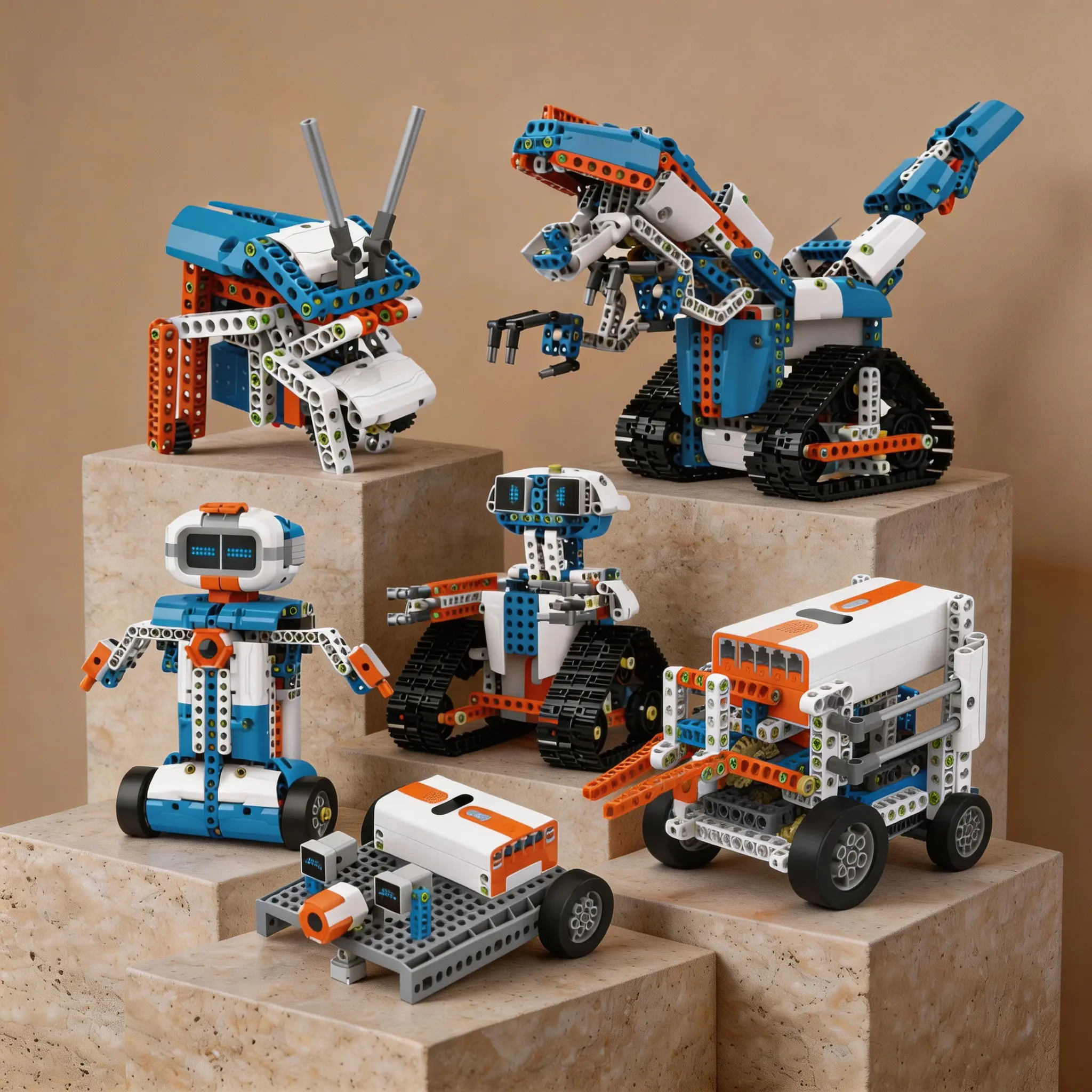 father's day gift| WhalesBot E7 Pro STEM Robotics Kit, Safe Screen-free Interactive Engineering Robot for Kids, Building Codying Toy with Sensors Python Programming, Perfect Educational Gift Idea For Boys & Girls 8-16