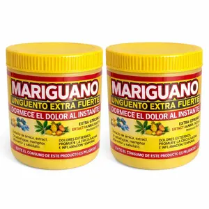 2 Pack Mariguanol Extra Fuerte Herbal Massage Gel -125g (each)