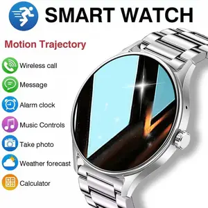 New 2026 Fashion Smart Watch Screen 1.53 Inch HD Holiday Gift for Men Women BT-compatible Phone Calls Health Tracker Sports Mode Notifications Trend Wireless Smartwatch