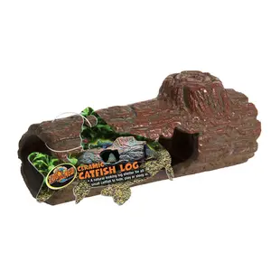 Zoo Med Ceramic Catfish Log