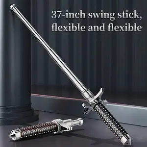 Telescopic two-Section Survival Stick, Portable Emergency Tool for Car, Self-Defense & Window Breaker