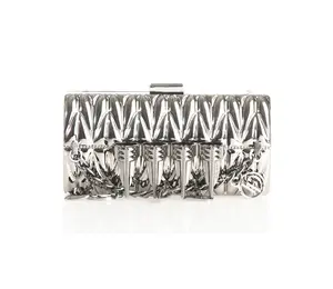 CLAW CHARM MINAUDIÈRE / CLUTCH SILVER