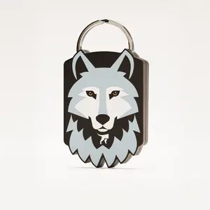 Hitail Smart QR Dog ID Tag - Wolf