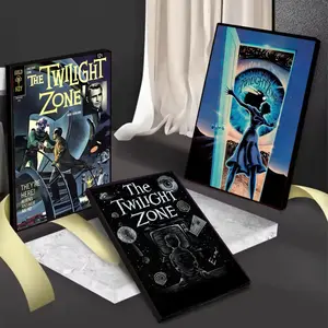 Designs Tv Show The Twilight Zone Classic Vintage Painting Calligraphy Gift with prints Home bedroom living room decoration promotion and display suitable for bedroom bar parlor home decor gift fade-Resistant, Non-sticky, vibrant Wall print poster
