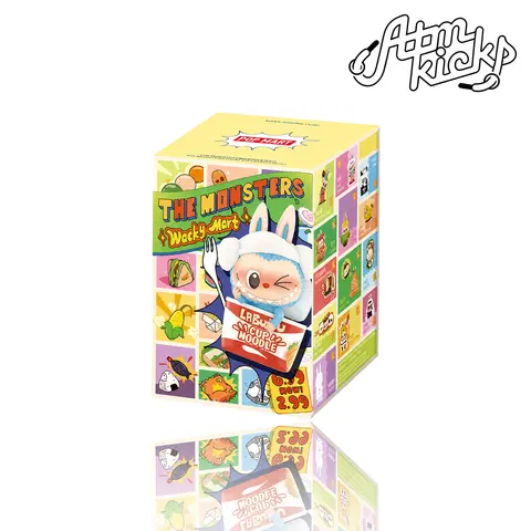 Authentic Pop Mart Labubu Wacky Mart Series Single Fig Blind Box - PVC/ABS Collectible Figurine, Blind Bag, Random Surprise Set, Sealed Hobby Item, 100% Auth Package, New With Package, Limited Set, Ready for First Unbox, Ideal for Display/Gift
