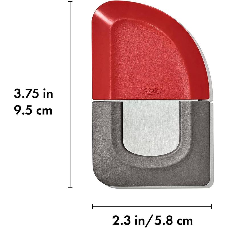 Outdoor kitchen 3in1 squeegee and scraperredgrey