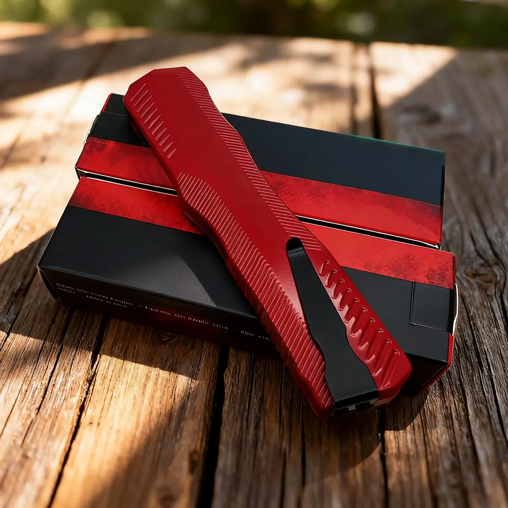 2.9" Button Lock Folding Pocket Knife, CPM-154 Steel Blade, Lightweight Aluminum EDC Knife for Camping & Daily Carry