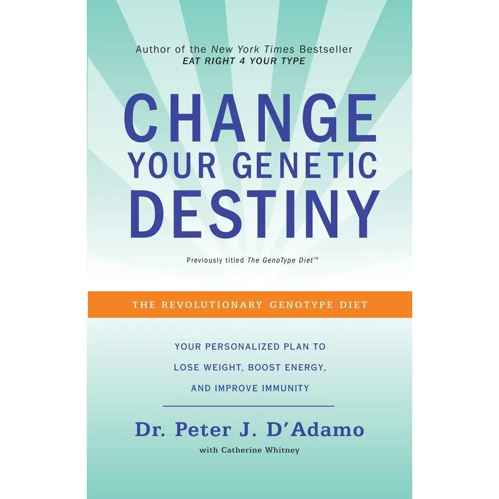 USED Book - Change Your Genetic Destiny: The Revolutionary Genotype Diet by D'Adamo, Peter J. (Paperback) - english