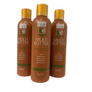 Natural African multi Butter Lotion for Soft and Smooth Skin - Moisturizing, Body Care Shea Gentle Eczema Moisture Nourishing Shea Butter Moisturize