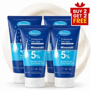 [BUY 2 GET 2 FREE]Minoxidil 5% & Keratin Scalp Massage Cream for Hair Growth Treatment Anti Hair Loss Fast Regrowth Serum Scalp Nourishing Strengthening Essence Haircare