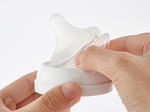 Pigeon Glass Nursing Baby Bottle (Pack of 2) Wide Neck, Anti-Colic, Streamlined Body, Natural Feel, Easy to Clean, (0m+) baby registry essential Heat-Resistant, 5.4 Oz, Includes 2pcs SS Nipples