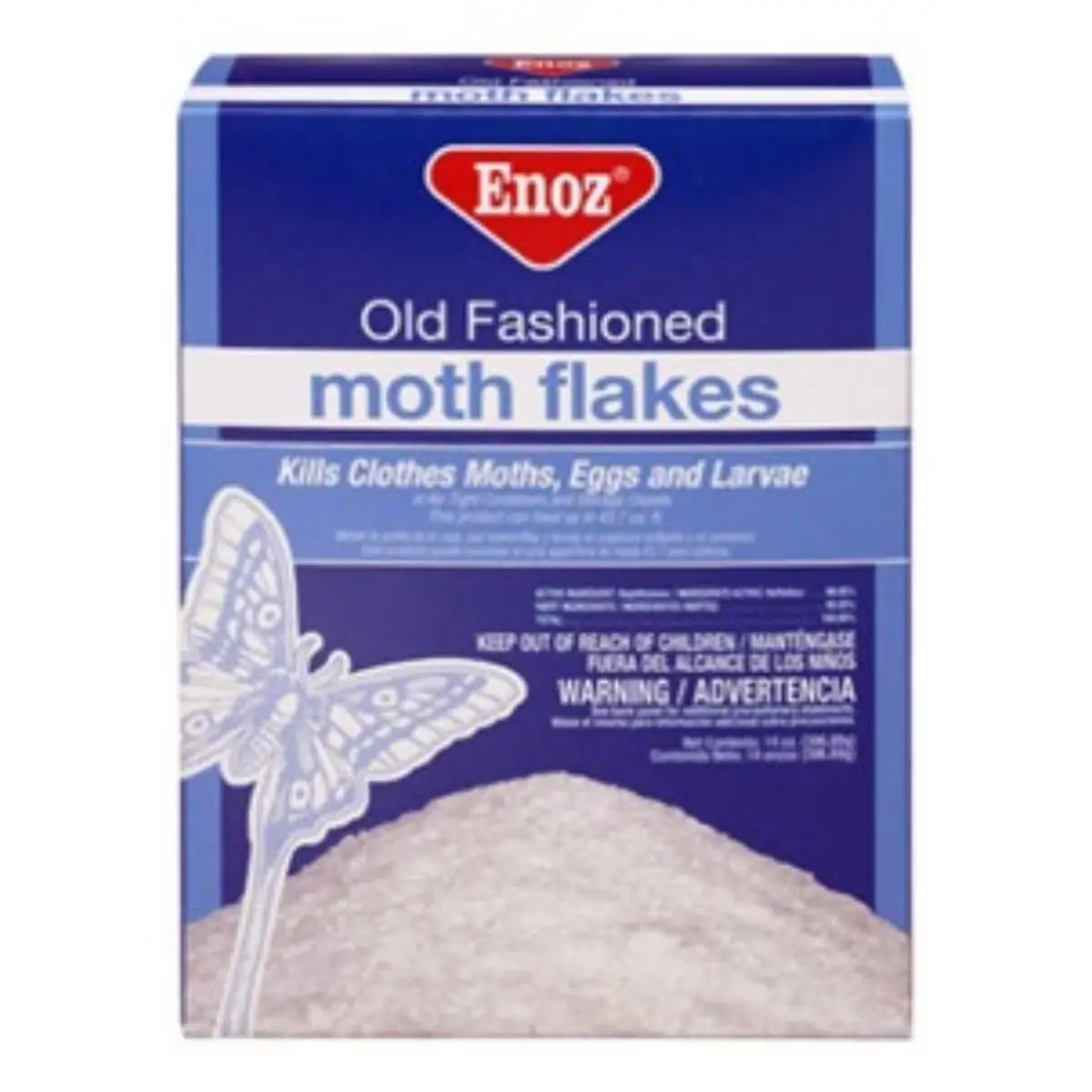 Enoz EPA-Approved Naphthalene Moth Flakes for Insect Prevention, 14 oz, 10-Pack, Home Storage Use (Merchandise 3850951)
