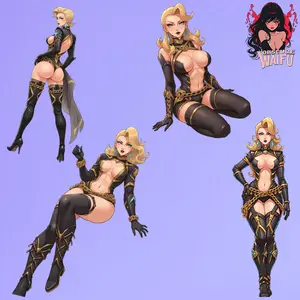 Emma Frost (X-Revolution) Rivals Waifu Decal Sticker 4 Pack