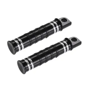 Male Footpegs Black Aluminum Alloy Foot Pegs Motorcycle Footrests Pedals for Harley Davidson for Sportster for Dyna for Touring