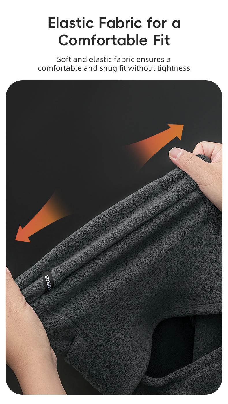 ROCKBROS Winter Balaclava Ski Mask Neck Warmer Hood Cold Weather Thermal Fleece Face Cover with Anti-Dust Protection for Outdoor Sports