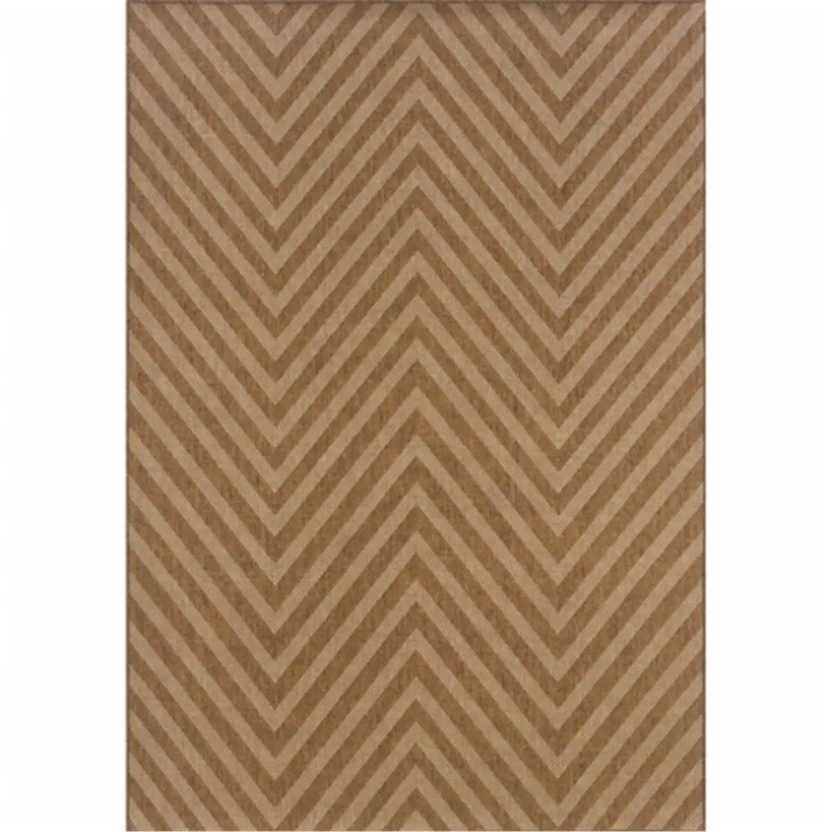 Oriental Weavers Karavia 1330X Indoor-Outdoor Geometric Rug, 6 ft. 7 in. x 9 ft. 6 in. Rectangle, Durable Polypropylene Construction