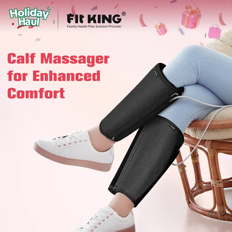 【FIT KING】 Calf Massager for Improved Circulation and Muscle Relaxation, Massage Device for Calves, Eases Muscle Fatigue and Discomfort