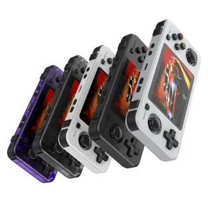 7 Colors R36H Open Source Handheld Game Console - Portable Retro Gaming Device with 3.5 Inch Screen, Built-in 2000+ Classic Games, Rechargeable Battery for Outdoor Travel Entertainment