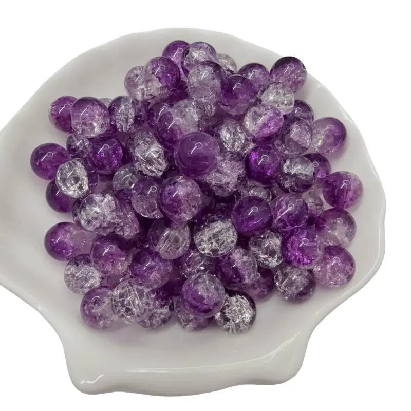 10 mm glass beads. 100pcs.Beautiful Beads for Jewelry Making Handmade DIY Bracelet Necklace Phone Chain Crafts Small Business Supplies