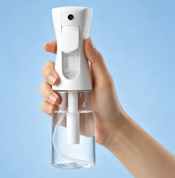 Continuous Spray Bottle,Hair Spray Bottle,Plants Water Spray Mist Bottle,Ultra-Fine Spray Bottle for Hair,Skincare, Plant Care, Pet Grooming, Cleaning(White)