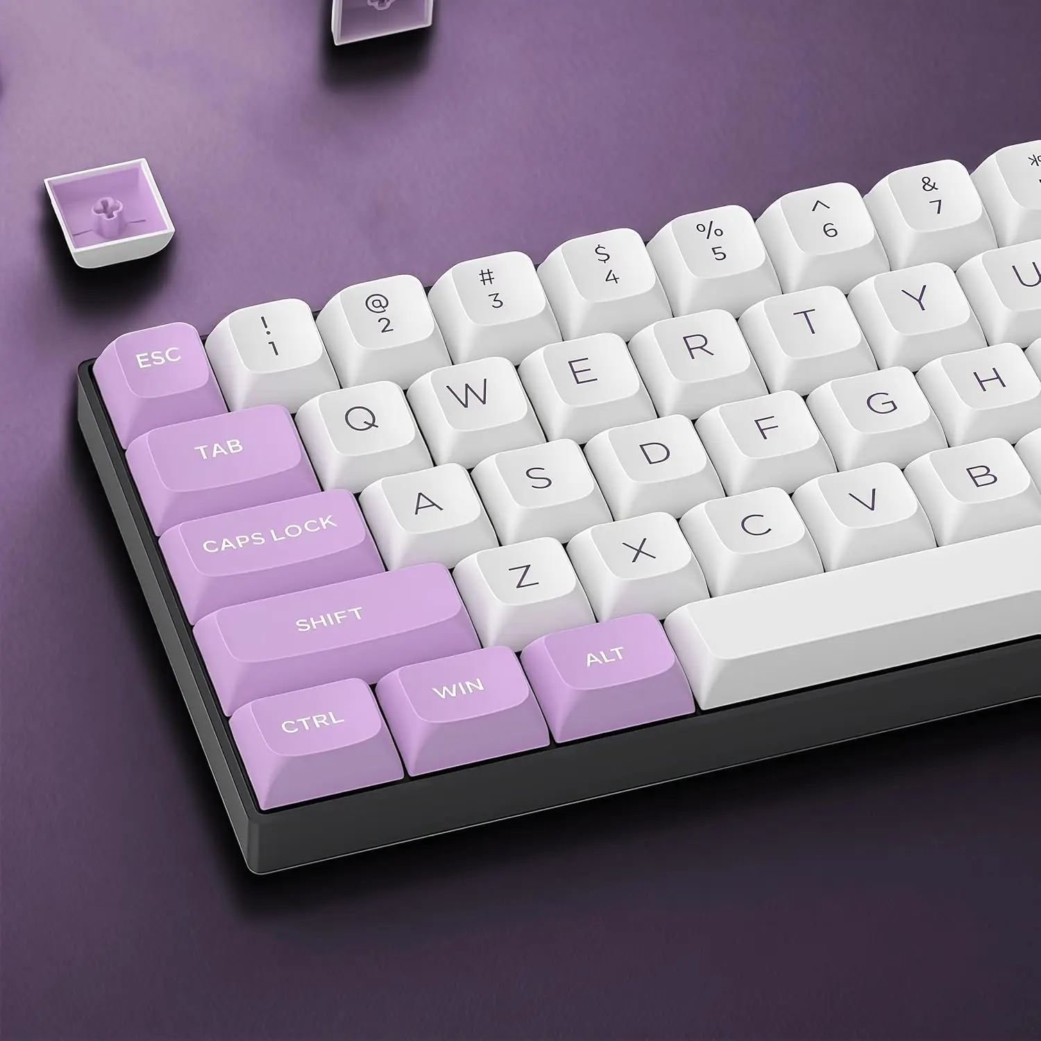 Retro Grey Keycaps