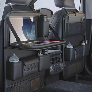 Car Seat Organizer Tray, Hanging Storage Bag for Backseat, Travel & Daily Commute Car Seat Box, Auto Interior Decor Accessories, Car Interior Accessory