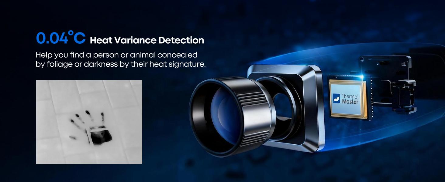 T2 Pro Thermal Monocular, 1579 Yard Night Infrared Camera with 13mm Lens,15×Zoom, iOS&Android Compatible