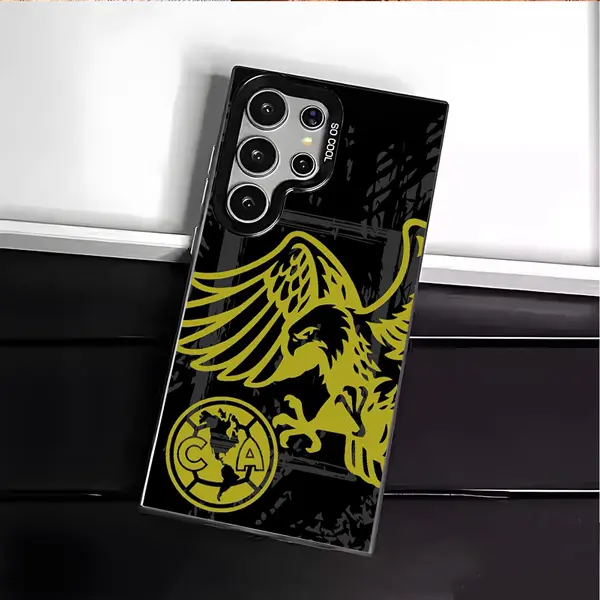 Las Aguilas Customized TPU Soft Phone Case for iPhone 14 Pro Max/13/12/11/Xs Pro Max Plus & Samsung Galaxy 7/15/16/22/23/24/25/26 Ultra/Plus, 360-Degree Full Camera Protection, 4-Corner Shockproof, Anti-Drop, Wireless Charging Compatible, Long-Lasting, Pr