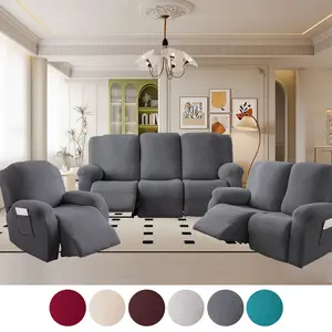 SENYU·HOME 1/2/3 Seat Stretch Jacquard Lounge Chair Sofa Cover, Anti-fouling, Anti-dirty And Wear-resistant Washable Sofa Cover, Pet, Furniture, Restaurant Decoration Protection, Single And Multi-person Sofa Cover, Soft And Machine Washable