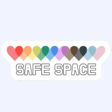 Safe Space Sticker | 7 in