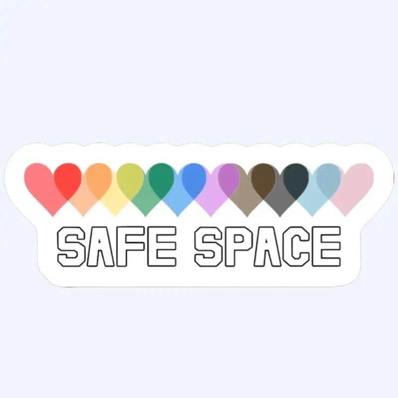 Safe Space Sticker | 7 in