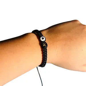 Thread bracelet with initial for men women family friends Female Male Anniversary Auspicious Birthday Daily