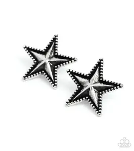 Staunch Studs Silver Post Earrings
