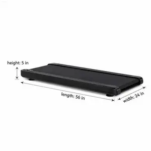 Mini Walking Treadmill with Safety Handrail, Low-speed Silent Walking Machine, 0.5-6km/h Adjustable Speed, Shock Absorbing Anti-slip Fitness Equipment for Elderly Rehabilitation & Indoor Leisure Workout