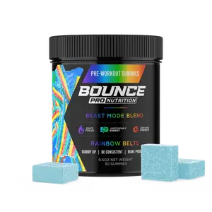 Pre-Workout Gummies - Beast Mode - Rainbow Belts
