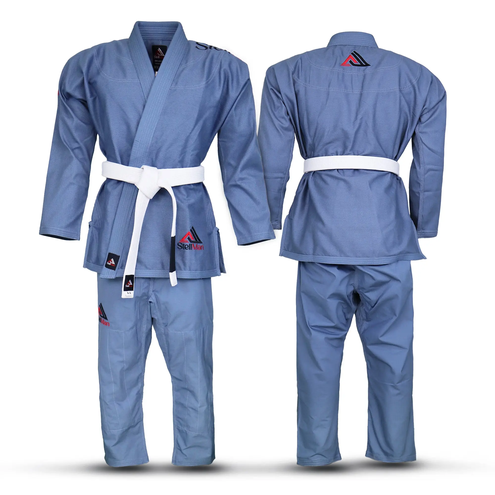 Men's Core BJJ Gi Uniform, Breathable Pearl Weave Cotton Martial Arts Set with Long Sleeve Shirt, IBJJF Competition Approved, Male, Brazilian Jiu Jitsu, Tapered Cut, Triple Stitch, 450 Gsm Pearl Weave Cotton, Lightweight, Minimalist Detailing, Bjj Trainin