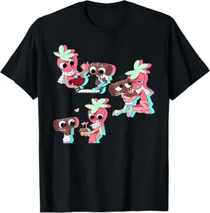 Cosmo And Sprout Dandy's World Shirt Birthday T-Shirt, Dandy's World T-Shirt, Sprunkii Game T-Shirt, Cute Dandy Lover Funny World Sprunki Toys Unisex-Kids Black Small Birthday, Dandy And Pebble World Birthday Dandy's Costume For Kids, Birthday Girl Outfit